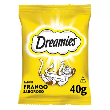Petisco Dreamies Frango para Gatos Adultos 40 g Petisco Dreamies Frango para Gatos Adultos 40 g